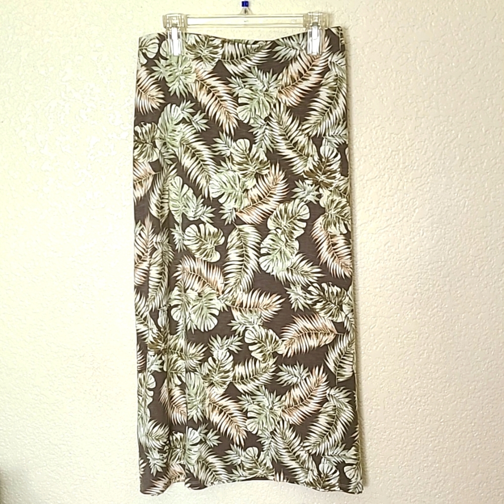 J.Jill Tropical Vibe Midi Skirt, Size M
